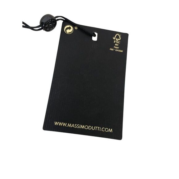 Massimo Dutti Womens Midi Dress M White Linen With Strap Details 6609/609 NWT - Picture 8 of 12